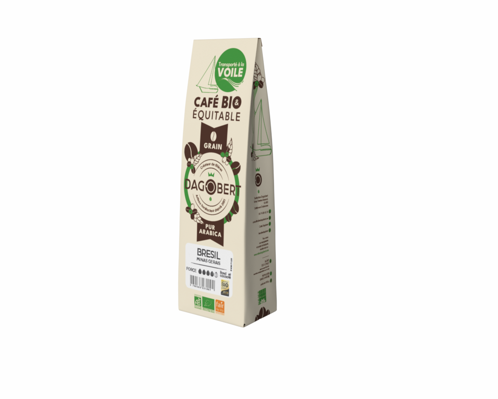 Brésil à la voile 100 % arabica, bio, équitable, demeter - grains - 1