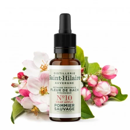 Fleur de bach pommier sauvage n°10 bio (crap apple) - 1